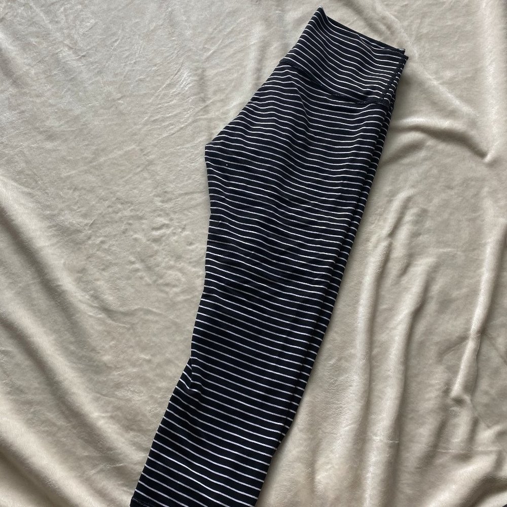 stripped leggings